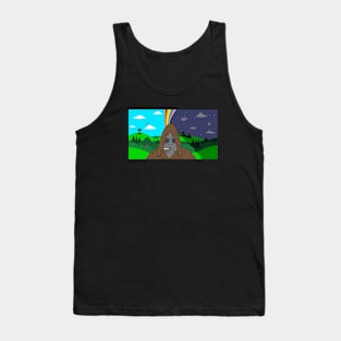 Sassy The Sasquatch with View Tank Top